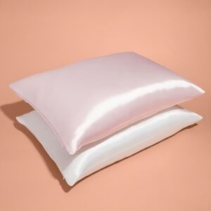 Satin Pillowcase Cover Standard / Queen Size You Choose Pink Or White New In Box